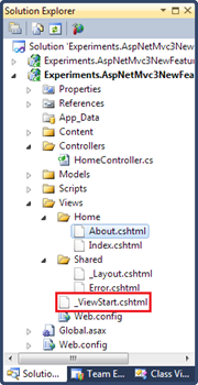 ViewStart file