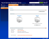 Windows Azure: Project dashboard
