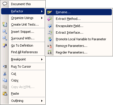 Rename refactoring