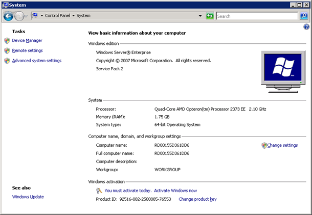 Windows Azure web role in remote desktop