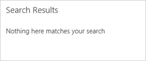 SharePoint Search Results Web Part with suggestions hidden