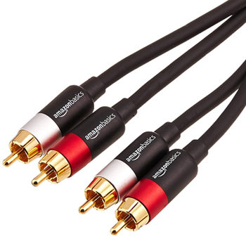 RCA male-to-male cables by Amazon