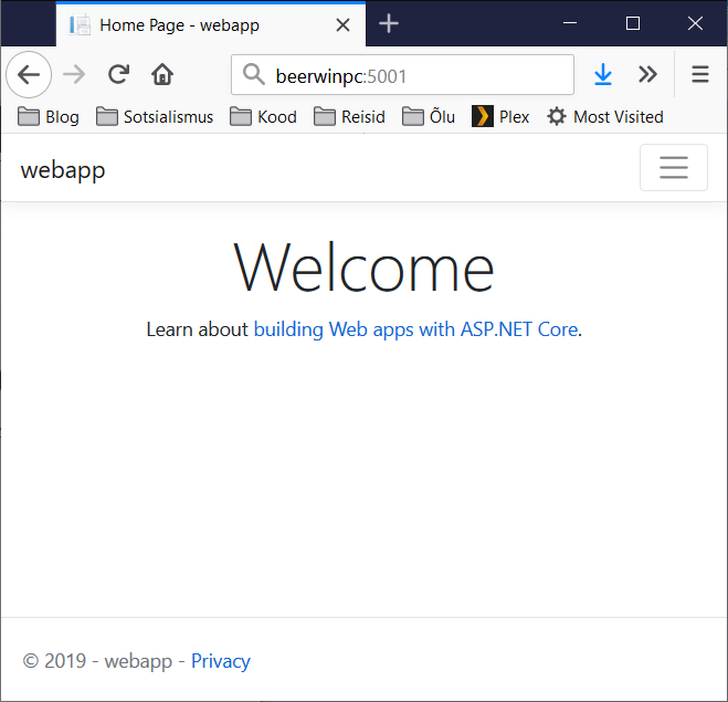 ASP.NET Core 3.0 on RaspberryPi