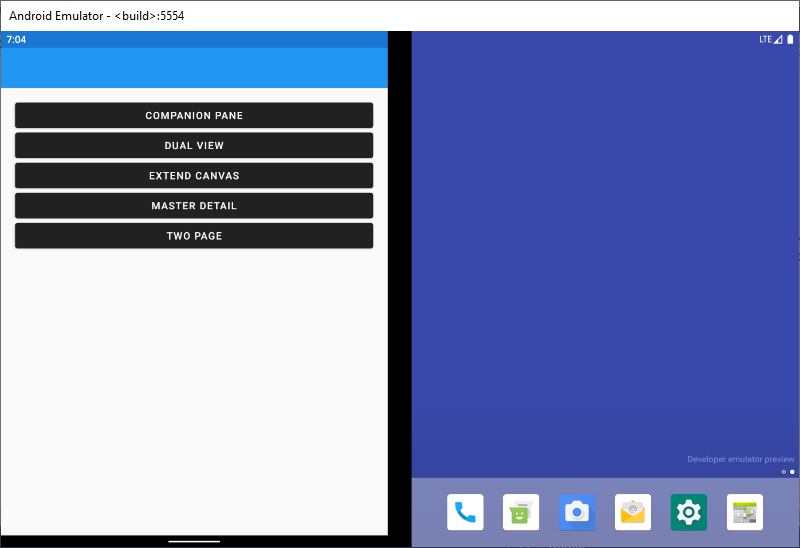 Xamarin demo app for Surface Duo